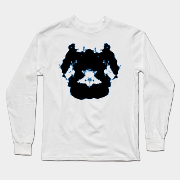 Rorschach inkblot Turkey bird Long Sleeve T-Shirt by AnnArtshock